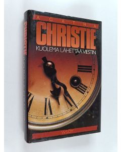 Kirjailijan Agatha Christie käytetty kirja Kuolema lähettää viestin