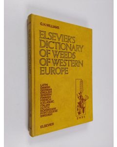 Kirjailijan Gareth Williams käytetty kirja Elsevier's dictionary of weeds of Western Europe : their common names and importance in Latin, Danish, German, English, Spanish, Finnish, French, Icelandic, Italian, Dutch, Norwegian, Portuguese and Swedish