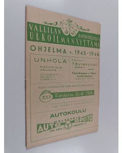käytetty teos Vallilan ulkoilmanäyttämö : ohjelma 1945-1946