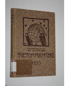 käytetty kirja Kansanvalistusseuran tietokalenteri 1933