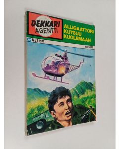 käytetty kirja Dekkari-agentti 3/1974 : Alligaattori kutsuu kuolemaan