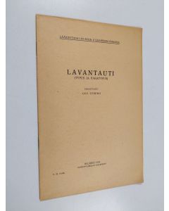 Kirjailijan Osv. Streng käytetty teos Lavantauti (Tyfus ja Paratyfus)