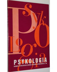 käytetty kirja Psykologia 3/1994 : tiedepoliittinen aikakauslehti