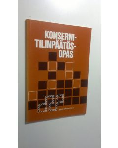 Kirjailijan Timo ym. Valtonen käytetty kirja Konsernitilinpäätösopas (ERINOMAINEN)