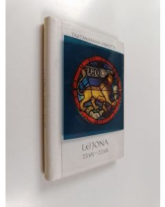 käytetty teos Leijona 2.3.VII.-2.2.VIII. : Ajatuksia ja runoja