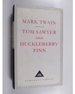 Kirjailijan Mark Twain käytetty kirja Tom sawyer and huckleberry finn