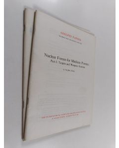 Kirjailijan Geoffrey Kemp käytetty teos Nuclear forces for medium powers : Part 1-3 : Targets and weapons systems ; Strategic requirements and options