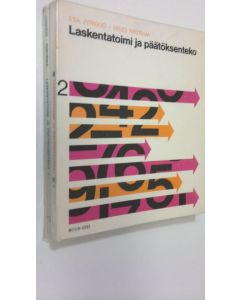 Kirjailijan Esa Jyrkkiö käytetty kirja Laskentatoimi ja päätöksenteko 1-2