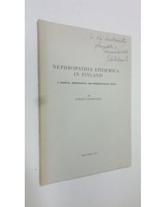 Kirjailijan Juhani Lähdevirta käytetty kirja Nephropathia epidemica in Finland : A clinical, histological and epidemiological study