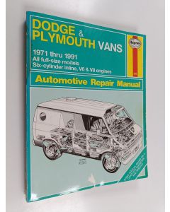 Kirjailijan Olaf Wolff käytetty kirja Dodge & Plymouth vans : Automotive repair manual