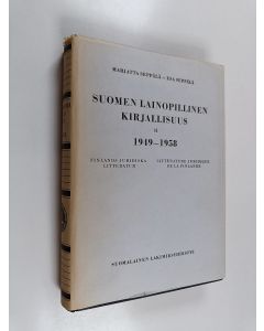 käytetty kirja Suomen lainopillinen kirjallisuus 2 : 1949-1958 (Bibliographica juridica fennica 2)
