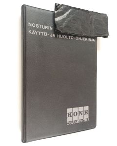 käytetty teos Nosturin käyttö- ja huolto-ohjekirja