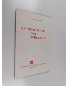 Kirjailijan Josef de Vries käytetty kirja Grundbegriffe der Scholastik