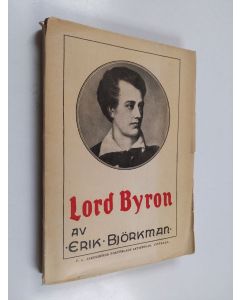 Kirjailijan Erik Björkman käytetty kirja Lord Byron