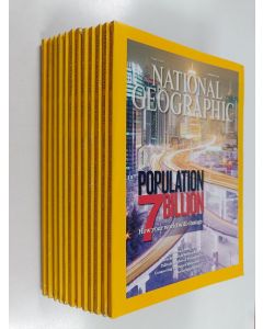 käytetty kirja National Geographic vuosikerta 2011 (1-12)
