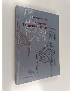 Kirjailijan Jarmo Houtsonen käytetty kirja Sopimus talouden instituutiona