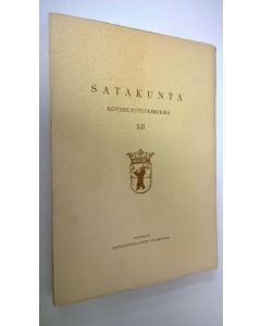 Kirjailijan Eino ; Valonen Nikkilä käytetty kirja Satakunta kotiseutututkimuksia 12