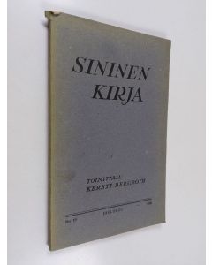 käytetty kirja Sininen kirja 10/1928
