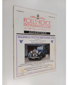 käytetty teos Rolls-Royce enthusiasts' club for Rolls-Royce and Bentley owners : February 1995