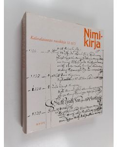 käytetty kirja Kalevalaseuran vuosikirja 52 - 1972 : Nimikirja