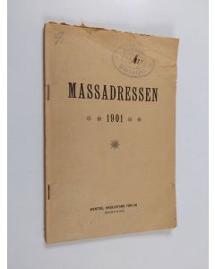 käytetty kirja Massadressen 1901