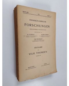 käytetty kirja Finnisch-Ugrische Forschungen Band 13 1913 Heft 1-2