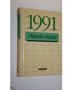 käytetty kirja Päivän miete 1991