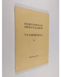 käytetty kirja Historianopettajien vuosikirja 10