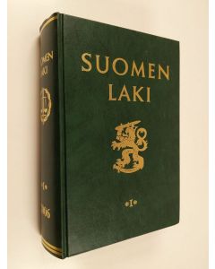 käytetty kirja Suomen laki 2006 osa 1