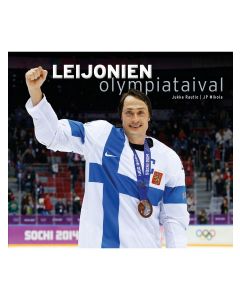 Kirjailijan Jukka Rautio & JP Mikola käytetty kirja Leijonien olympiataival (UUSI)