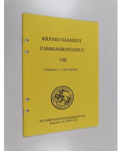 käytetty teos Kilpailusäännöt : Vammaisratsastus 8