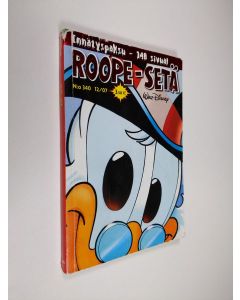 Kirjailijan Walt Disney käytetty kirja Roope-Setä n:o 12/07