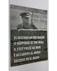 käytetty kirja Es geschah an der mauer = It happened at the wall = Il s'est passe au mur = E accaduto al muro = Sucedio en el muro