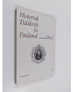 käytetty kirja Historisk tidskrift för Finland 3/1990