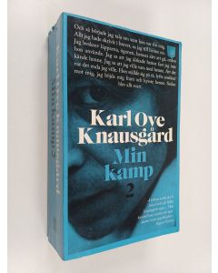 Kirjailijan Karl Ove Knausgård käytetty kirja Min kamp 2