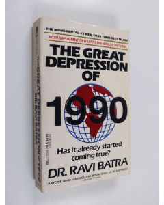 Kirjailijan Ravi Batra käytetty kirja The great depression of 1990