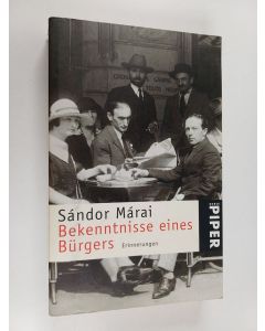 Kirjailijan Sandor Marai käytetty kirja Bekenntnisse eines Bürgers - Erinnerungen