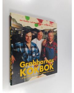Kirjailijan Jan Guillou käytetty kirja Grabbarnas kokbok : precis som prinsessornas kokbok fast tvärtom