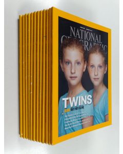 käytetty kirja National Geographic vuosikerta 2012 (1-12)