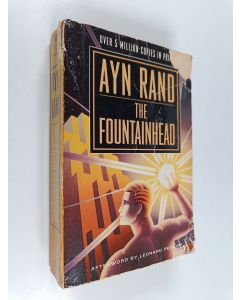 Kirjailijan Ayn Rand käytetty kirja The fountainhead