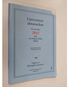 käytetty teos Universitets-almanackan för skottåret 2012