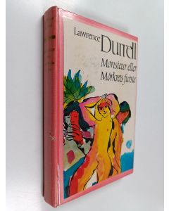 Kirjailijan Lawrence Durrell käytetty kirja Monsieur eller Mörkrets furste