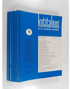 käytetty teos Kotitalous 46. vuosikerta 1982 (10 lehteä)