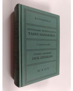 Kirjailijan Knut Cannelin käytetty kirja Suomalais-ruotsalainen tasku-sanakirja