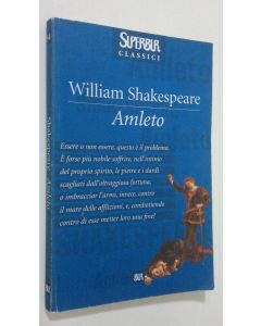 Kirjailijan William Shakespeare käytetty kirja Amleto