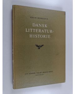 Kirjailijan Knud Jensenius käytetty kirja Dansk litteraturhistorie