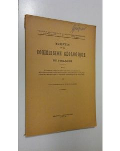 Kirjailijan I Leiviskä käytetty kirja Bulletin de la Commission Geologique de Finlande 93