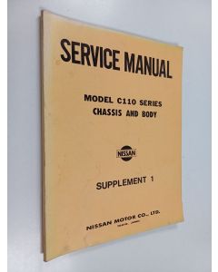 käytetty kirja Service manual : Model C110 series chassis and body - Supplement 1