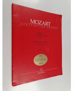 Kirjailijan Wolfgang Plath käytetty teos Mozart Sonate in A : Mit dem Turkischen marsch fur klavier - Sonata in A major : With the Rondo alla turca for piano
