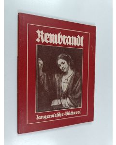 käytetty kirja Rembrandt Harmensz van Rijn